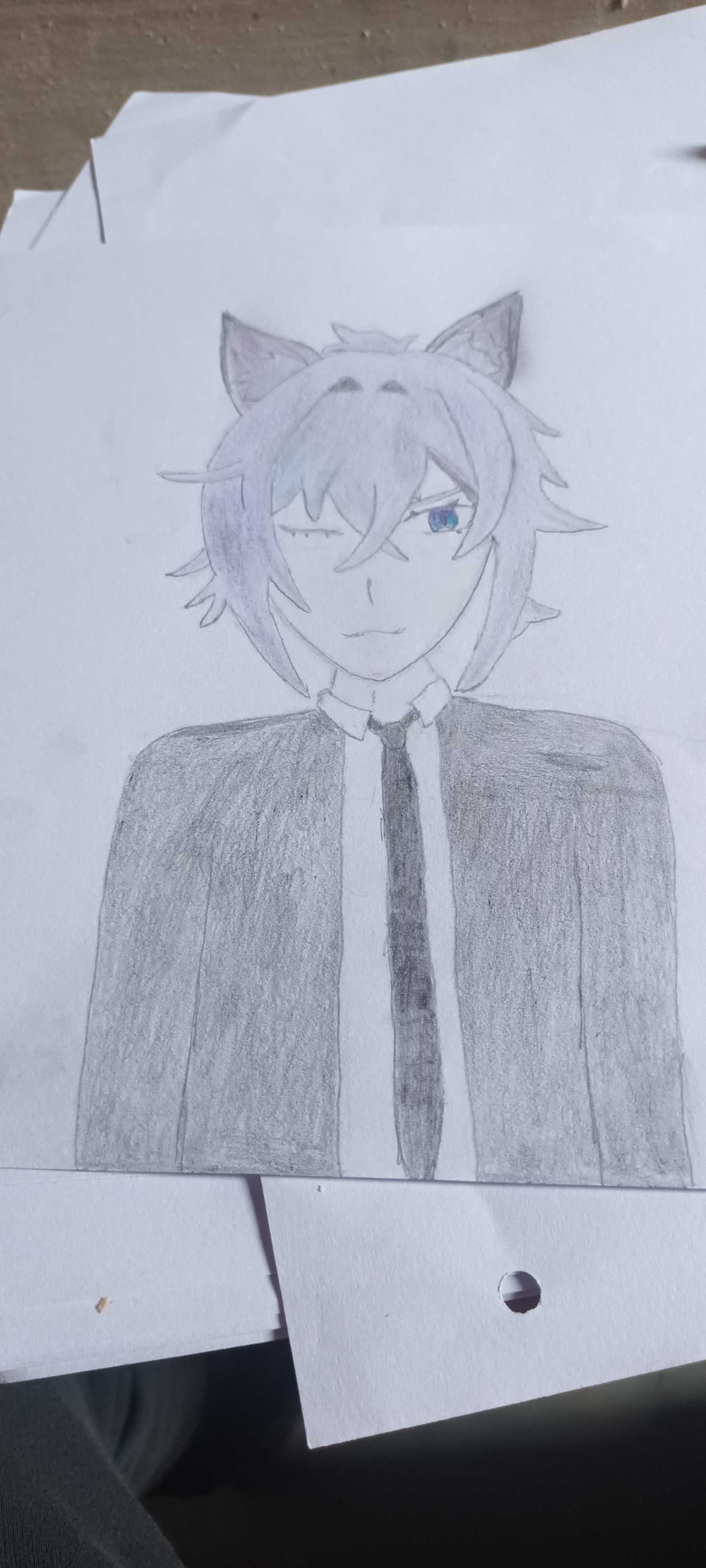 Dibujo de Lau — Seth — salaryman japonés